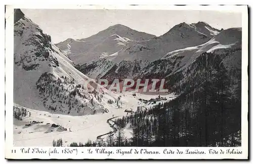 Ansichtskarte AK Le Village Signal de l&#39Iseran Crete des Lessieres tete de Solaise