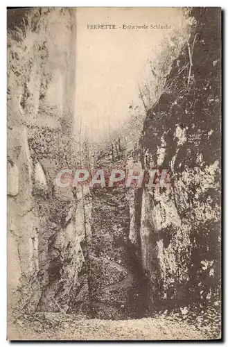 Cartes postales Ferrette Erdwiwele Schlucht