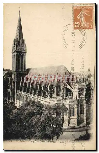 Cartes postales Caen L'Eglise Saint Pierre