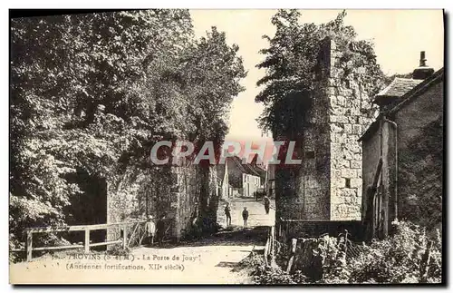 Ansichtskarte AK Provins La Porte de Jouy Anciennes fortifications