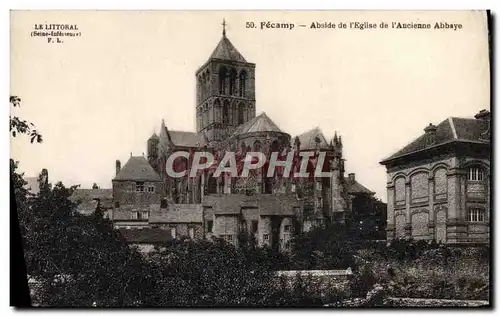 Ansichtskarte AK Fecamp Abside de k&#39eglise de l&#39Ancienne Abbaye