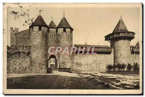 Cartes postales Carcassonne LA Cite L'Entree du Chateau