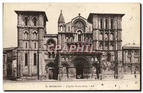 Cartes postales Bordeaux L'Eglise Sainte Croix