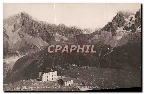 Cartes postales Chamonix Plan Praz Aiguille Verte Charmoz et Blaitiere