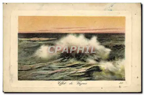 Cartes postales Effet de Vagues