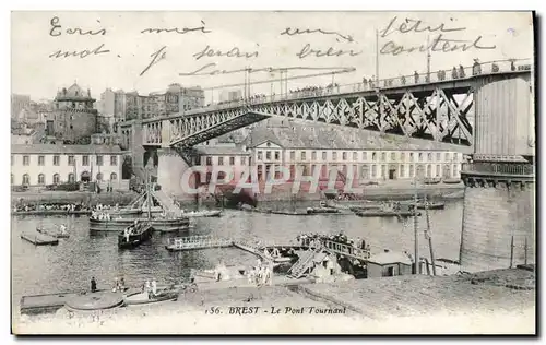 Ansichtskarte AK Brest Le Pont Tournant