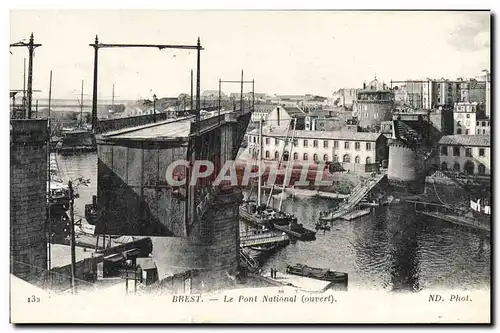 Cartes postales Brest Le Pont National