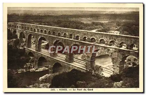 Cartes postales Nimes Le Pont du Gard