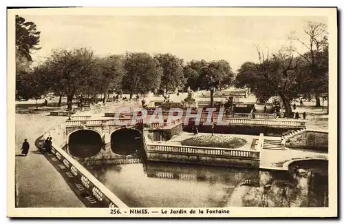 Cartes postales Nimes Le Jardin de la Fontaine