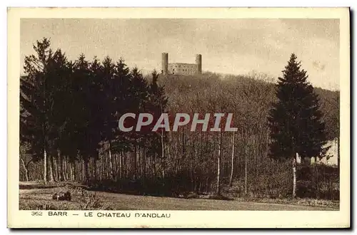Cartes postales Barr Le Chateau D'Andlau
