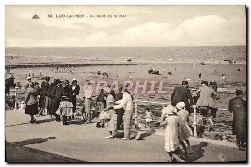 Cartes postales Luc sur Mer Au Bord de la mer