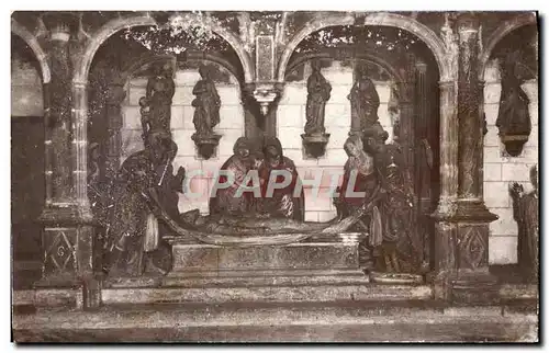 Cartes postales Bourges Crypte de la Cathedrale Groupe de mise au tombeau