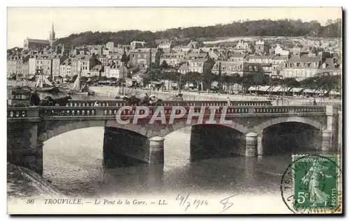 Cartes postales Trouville Le Pont de la Gare