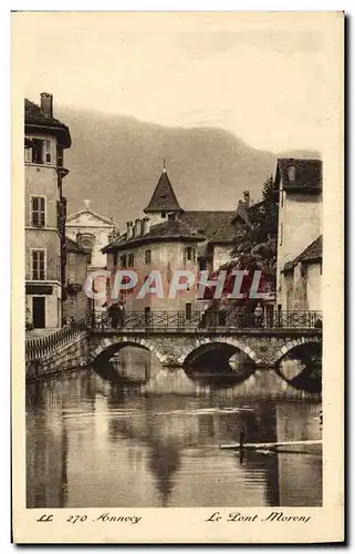 Ansichtskarte AK Annecy Le Pont Morens