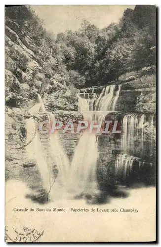 Ansichtskarte AK Cascade du Bout du Monde Papeteries de Leysse pres Chambery