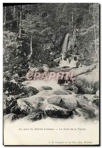 Cartes postales Au pied du Ballon d'Alsace Le Saut de la Truite