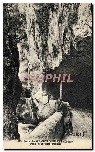 Cartes postales Route des Grands Goulets Dans les derniers Tunnels