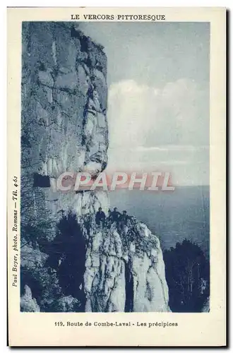 Cartes postales Route de Combe Laval Les precipices