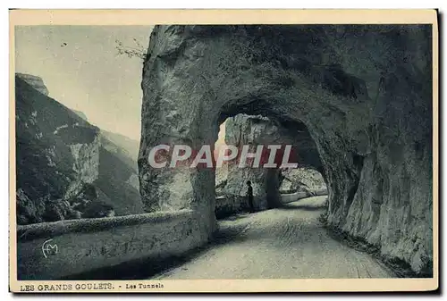 Ansichtskarte AK Les Grands Goulets Les Tunnels