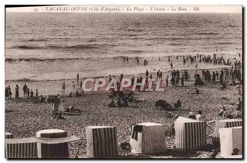 Cartes postales Lacanau Ocean La Plage L&#39ocean Le bain