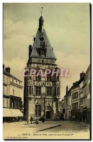 Cartes postales Dreux Hotel de Ville