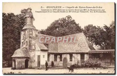 Cartes postales Honfleur Chapelle de Notre Dame de Grace