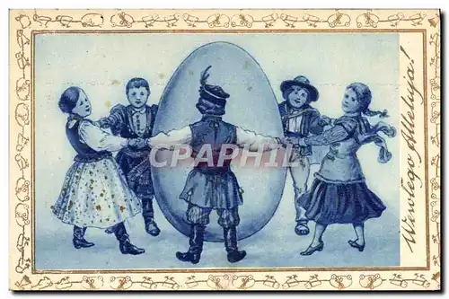 Cartes postales Fantaisie Enfants Ronde Danse