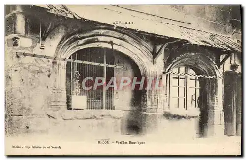 Cartes postales Besse Vieilles Boutiques