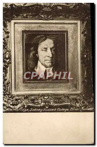 Cartes postales Cambridge Sidney Sussex College Oliver Cromwell