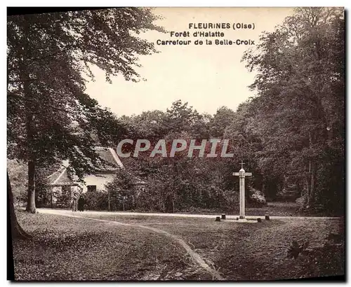 Cartes postales Fleurines Foret d&#39Halatte Carrefour de la Belle Croix