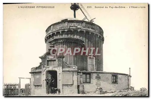 Cartes postales Sommet du Puy de dome L&#39Observatoire