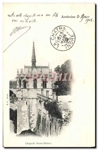 Cartes postales Amboise Chapelle Saint Hubert