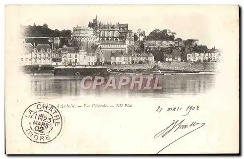 Cartes postales Chateau d&#39Amboise Vue Generale