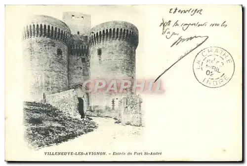 Cartes postales Villeneuve les Vignon Le Fort St Andre