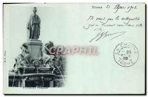 Cartes postales Nimes Fontaine Pradier