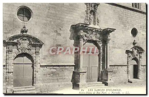 Cartes postales Les Sables D'Olonne Notre Dame de Bon Port Portails