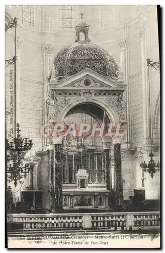 Cartes postales Les Sables D&#39Olonne Moitre Autel et Ciborium de Notre Dame de Bon Port