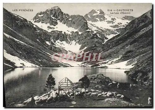 Ansichtskarte AK Cauterts Le Lac D&#39Estom