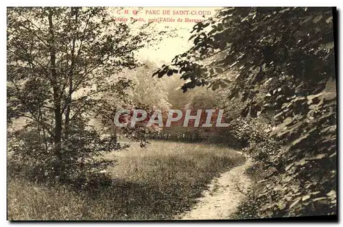 Cartes postales Saint Cloud Parc Sentier perdu pres l&#39allee de Marnes