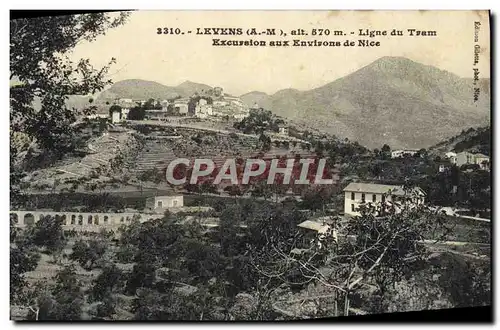 Cartes postales Levens Ligne du Tram Excursion aux environs de Nice