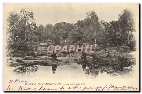 Ansichtskarte AK Foret de Fontainebleau La Mare aux Fees