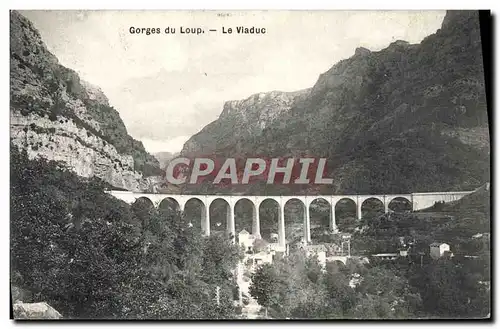 Cartes postales Gorges du Loup Le Viaduc