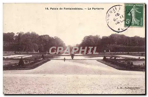 Ansichtskarte AK Palais de Fontainebleau Le Parterre