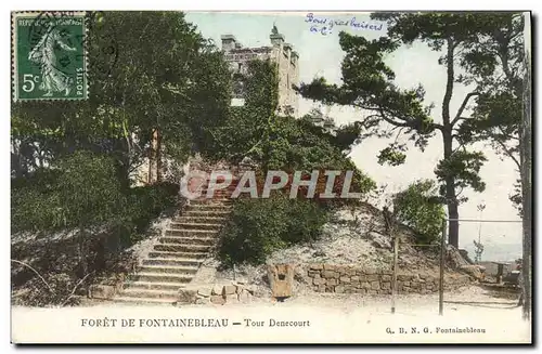 Cartes postales Palais de Fontainebleau Tour Denecourt