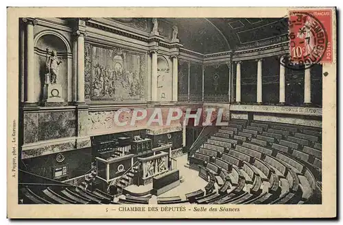 Cartes postales Chambre Des Deputes Salle des Seances Paris