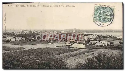 Cartes postales Environs de Royan Saint Georges a Vol d&#39Oiseau