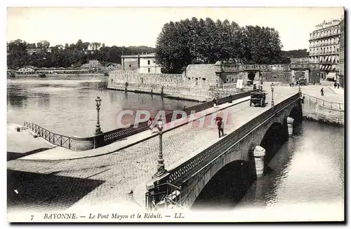 Ansichtskarte AK Bayonne Le pont Mayou et le Reduit