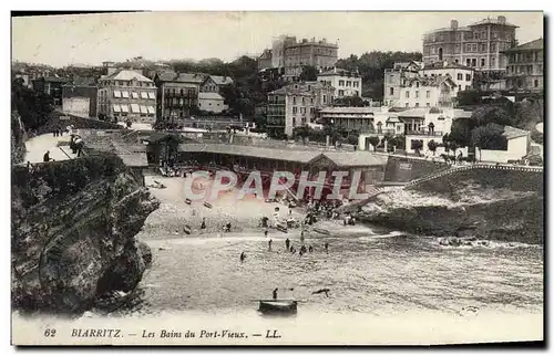 Ansichtskarte AK Biarritz Les Bains du Port Vieux