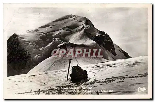 Cartes postales moderne Chamonix Le Blanc Sommet de Mont Blanc