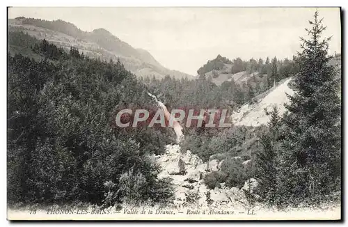 Cartes postales Thonon Les Bains Vallee de la Drance Route d&#39Abondance